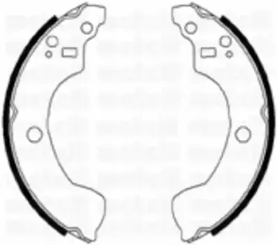 Тормозные колодки барабанные METELLI 53-0292