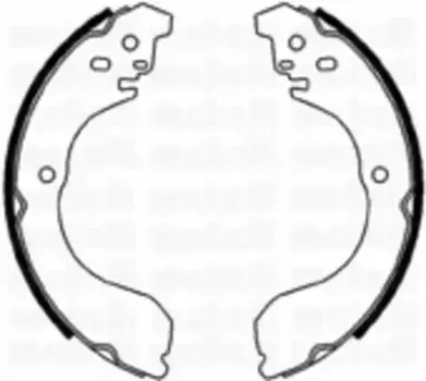 Тормозные колодки барабанные METELLI 53-0296