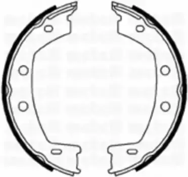 Тормозные колодки барабанные METELLI 53-0374