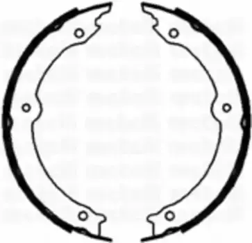 Тормозные колодки барабанные METELLI 53-0451