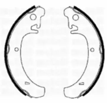 Тормозные колодки барабанные METELLI 53-0456