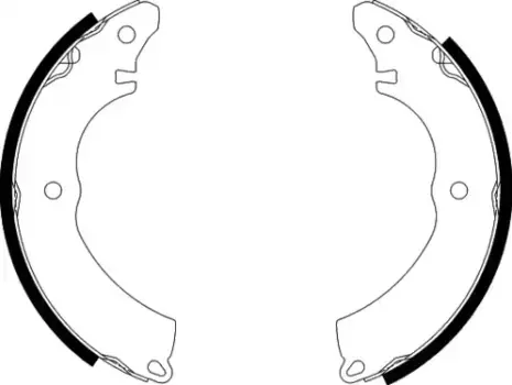 Тормозные колодки барабанные NISSHINBO NS8003