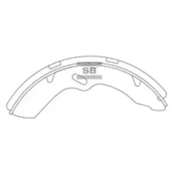 Тормозные колодки барабанные SANGSIN SA151