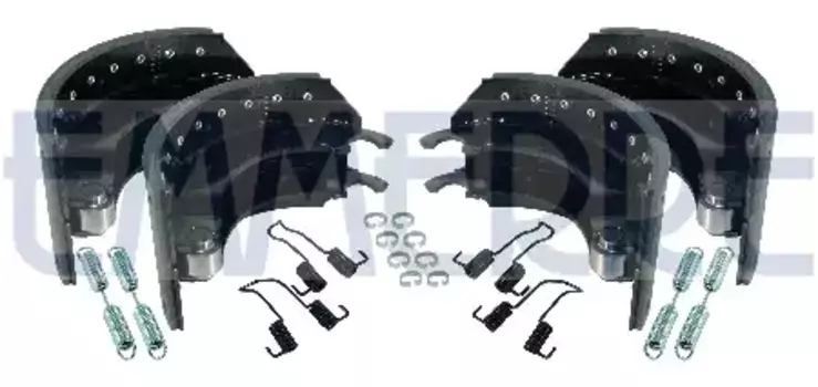 Тормозные колодки барабанные TECHNO BRAKE 960602