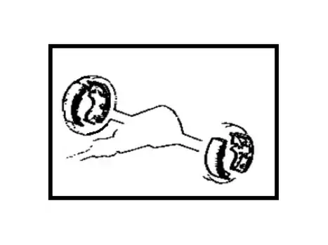 Тормозные колодки барабанные TOYOTA / LEXUS 0449512012