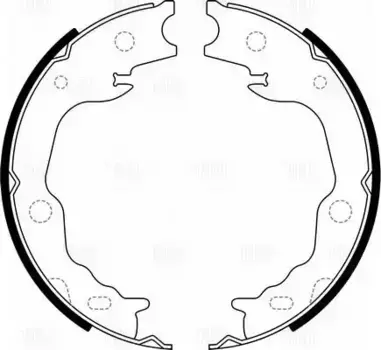 Тормозные колодки барабанные TRIALLI GF 4415