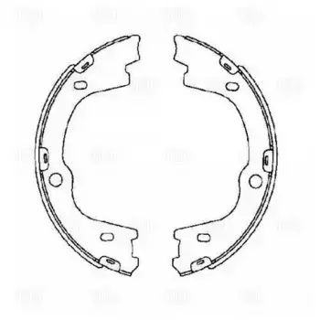 Тормозные колодки барабанные TRIALLI GF 4646