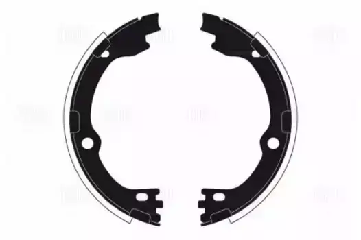 Тормозные колодки барабанные TRIALLI GF 4667