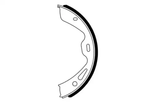 Тормозные колодки барабанные задняя ось BOSCH 0986487920