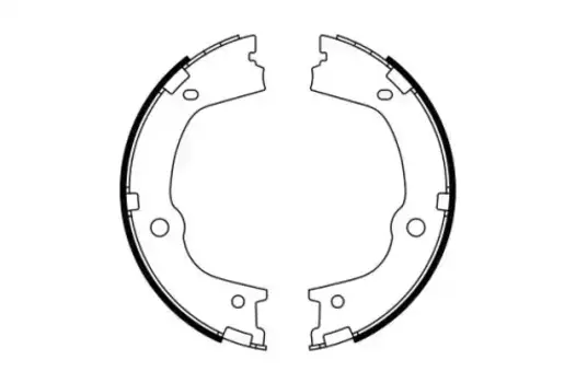 Тормозные колодки барабанные задняя ось BOSCH 0 986 487 776