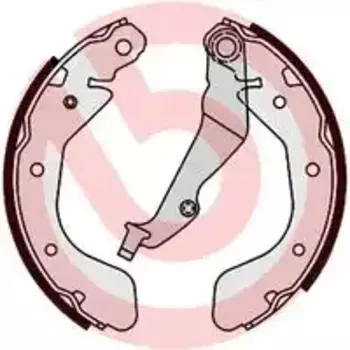 Тормозные колодки барабанные задняя ось BREMBO S10514