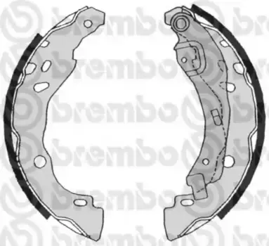 Тормозные колодки барабанные задняя ось BREMBO S68525