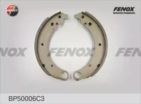 Тормозные колодки барабанные задняя ось FENOX BP50006C3
