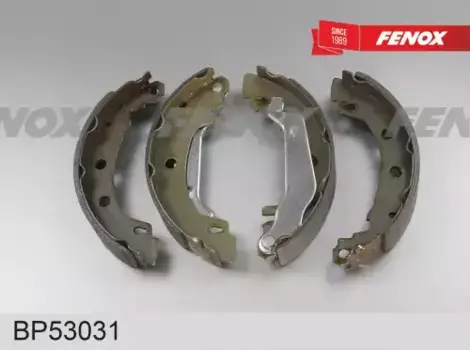 Тормозные колодки барабанные задняя ось FENOX BP53031