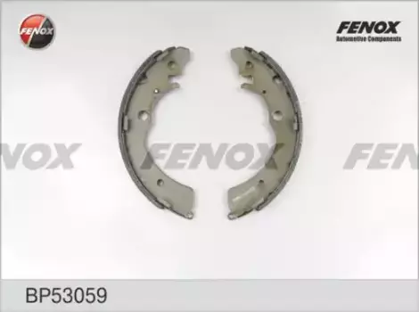 Тормозные колодки барабанные задняя ось FENOX BP53059
