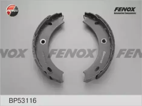 Тормозные колодки барабанные задняя ось FENOX BP53116