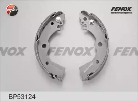 Тормозные колодки барабанные задняя ось FENOX BP53124