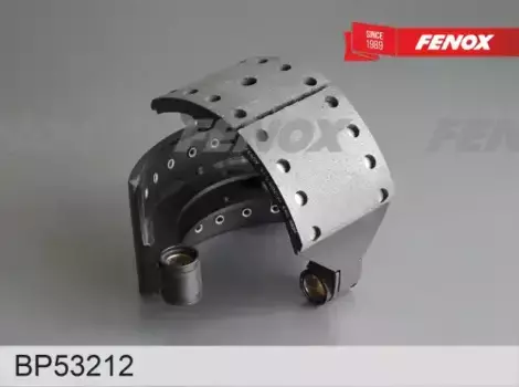 Тормозные колодки барабанные задняя ось FENOX BP53212