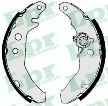 Тормозные колодки барабанные задняя ось LPR 05740