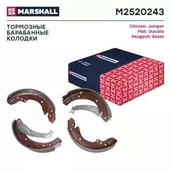 Тормозные колодки барабанные задняя ось MARSHALL M2520243