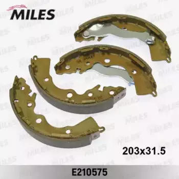 Тормозные колодки барабанные задняя ось MILES E210575