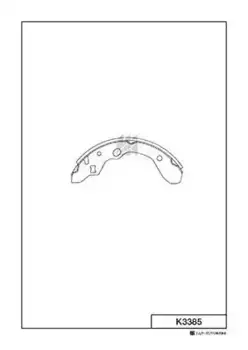 Тормозные колодки барабанные задняя ось MK KASHIYAMA K3385