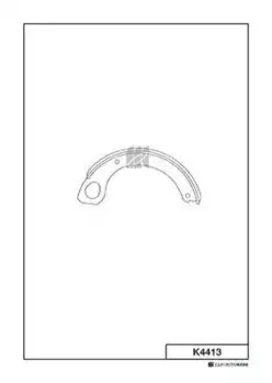Тормозные колодки барабанные задняя ось MK KASHIYAMA K4413