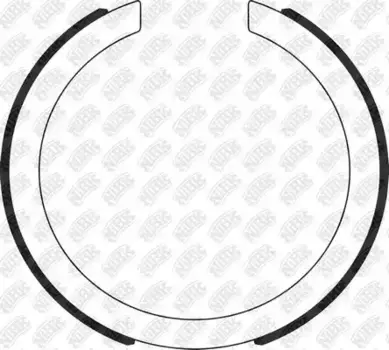 Тормозные колодки барабанные задняя ось NIBK FN0696