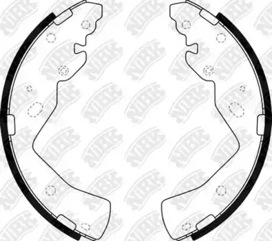 Тормозные колодки барабанные задняя ось NIBK FN3413
