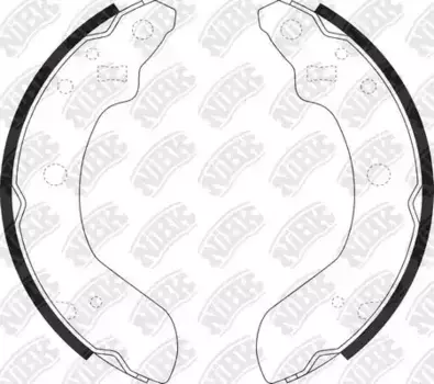 Тормозные колодки барабанные задняя ось NIBK FN9967