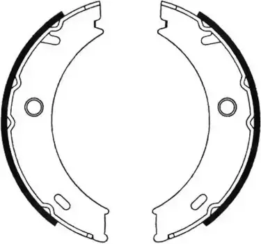 Тормозные колодки барабанные задняя ось SB NAGAMOCHI BS31576