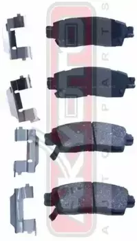 Тормозные колодки дисковые AKYOTO AKD-0883