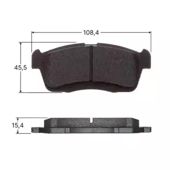 Тормозные колодки дисковые AVANTECH AV1060