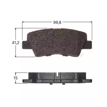 Тормозные колодки дисковые AVANTECH AV127