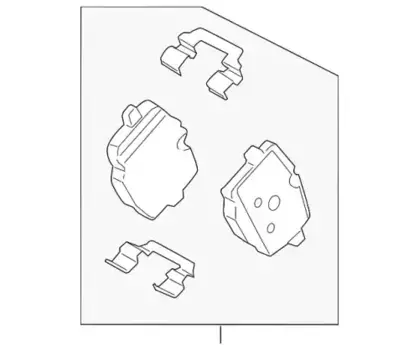 Тормозные колодки дисковые BMW 34218847061