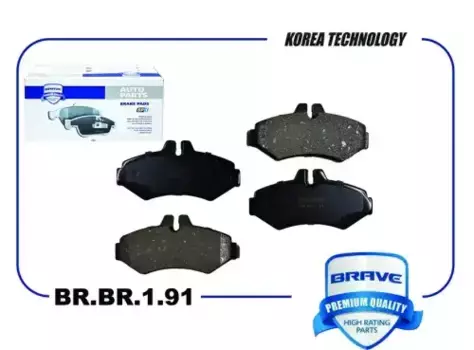 Тормозные колодки дисковые BRAVE BR.BP.1.91