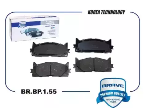 Тормозные колодки дисковые BRAVE BR.BP.1.55