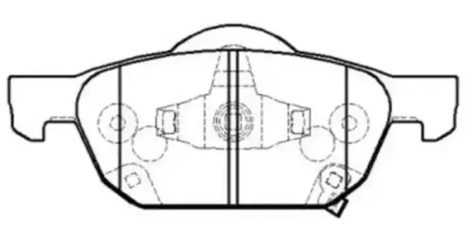 Тормозные колодки дисковые CTR CKHO-81