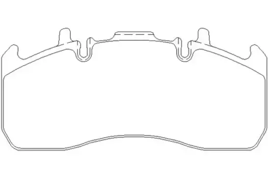 Тормозные колодки дисковые DON CVP100K