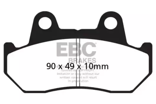 Тормозные колодки дисковые EBC FA069