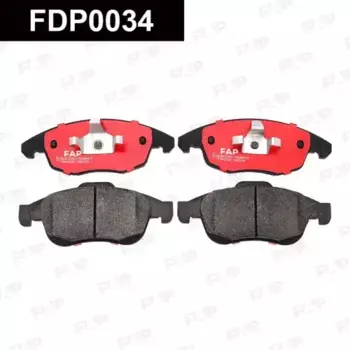 Тормозные колодки дисковые FAP FDP0034