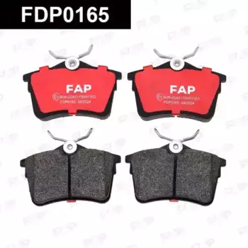 Тормозные колодки дисковые FAP FDP0165