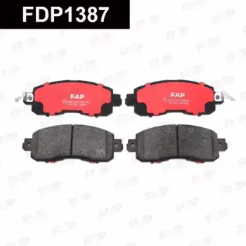 Тормозные колодки дисковые FAP FDP1387