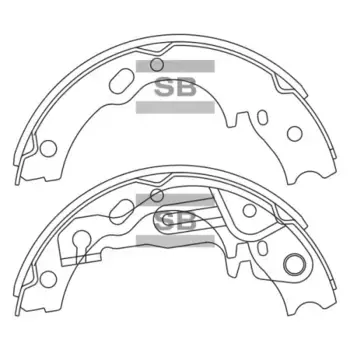 Тормозные колодки дисковые HI-Q SA159