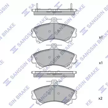 Тормозные колодки дисковые HI-Q SP2470