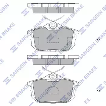 Тормозные колодки дисковые HI-Q SP2624