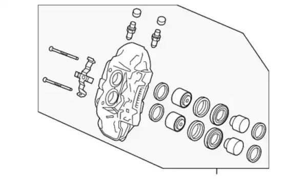 Тормозные колодки дисковые HONDA 45018TV8E01