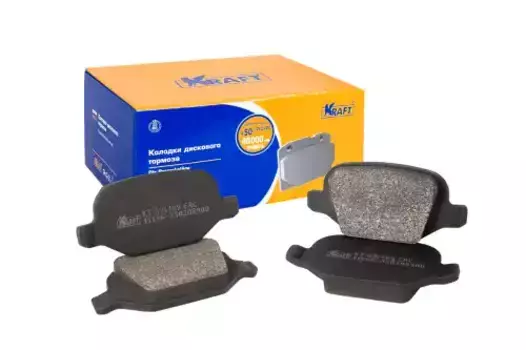 Тормозные колодки дисковые KRAFT KT 091489