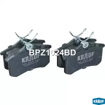 Тормозные колодки дисковые KRAUF BPZ1024BD