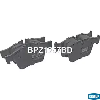 Тормозные колодки дисковые KRAUF BPZ1257BD